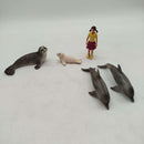 Schleich Bundle 5 Kind Delfine & Robben Figuren
