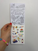 WASSER- UND SPÜLMASCHINENFESTE STICKER • SCHULKIND