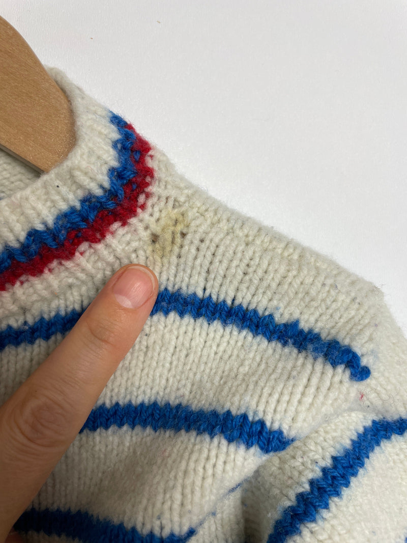 Strickjacke Streifen • 74 • handmade