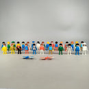 Bundle Playmobil Set von 28 Figuren & 2 Fahrrädern