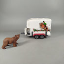 Schleich Bundle Tiere Set von 2 Pferdeanhänger & Bär