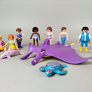 Playmobil Meeres-Thema Set von 13 Figuren & 3 Tieren
