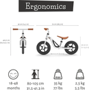 Chillafish Charlie Balance Bike Laufrad Kinderfahrrad Rad 10 Zoll Farbe Silver B-Ware - 5425029651562