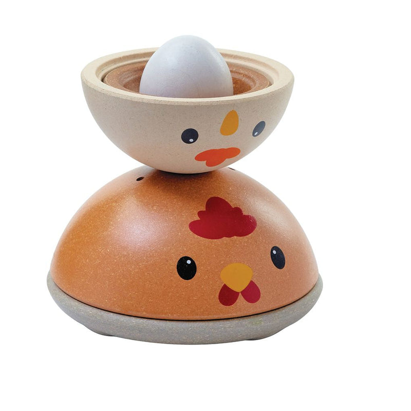 PlanToys Chicken Nesting - Modern Rustic wooden toy