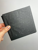 Paper Poetry • Seidenpapier • Schwarz Punkte iriesierend