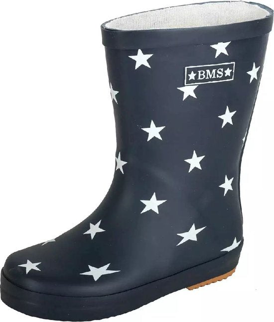 Gummistiefel Regenkleidung Kleidung Gummistiefel Naturkautschuk Sterne marine BMS Front Image Close to Perfect