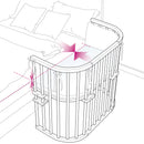 Babybay Beistellbett Holz Boxspring weiß