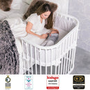 Babybay Beistellbett Holz Boxspring weiß