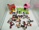 Playmobil Bauernhof Stall – mit Figuren & Tieren, teils vollständig