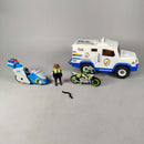 Playmobil Bundle Polizei 9371 Set von 4 Figuren & Fahrzeuge
