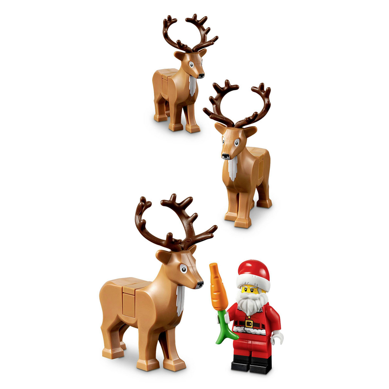 LEGO ICONS 40499 Schlitten des Weihnachtsmanns Legoset Weihnachtsset Bausteine