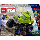 B-Ware Lego Set Baukasten Spielzeug Marvel Superhelden Hulk Truck Vs. Thanos 76312