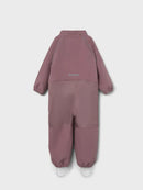 B-Ware Name It Overall Anzug Softshell Regenanzug Mädchen Baby Rosa 80 Cm Kapuze Fleece