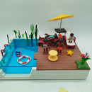 Playmobil Pool & Eiswagen Spielset