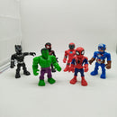 Mattel Marvel Actionfiguren Set von 6 Superhelden – Spider-Man, Iron Man, Hulk