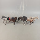 Schleich Bundle Pferde 5x Figuren mit Sattel & Mähne