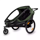 Hamax Outback Fahrradanhänger Zweisitzer in moss green