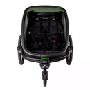 Hamax Outback Fahrradanhänger Zweisitzer in moss green