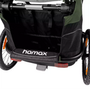 Hamax Outback Fahrradanhänger Zweisitzer in moss green
