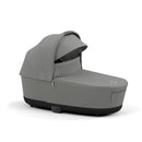 CYBEX Platinum PRIAM 4.0 Lux Kinderwagenaufsatz Soho Grey – Babywanne für Priam Kinderwagen