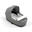 CYBEX Platinum PRIAM 4.0 Lux Kinderwagenaufsatz Soho Grey – Babywanne für Priam Kinderwagen