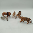 Schleich Bundle 7 Tiger Löwe Gepard Figuren