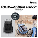Hauck Dryk Duo Plus Black Fahrradanhänger