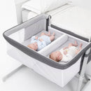 Chicco Beistellbett NEXT2ME Twins Magnet Grey