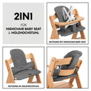 Hauck SV Sitzkissen Dark Grey für Sitzverkleinerer