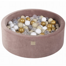 Meow Baby Bällebad Bällebad Für Kinder Und Babys Velvet Beige Bällchenbad B-Ware