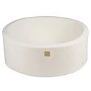 B-Ware Meow Baby Bällebad Kinder Spielbecken Ballpool Textil Weiß Supersoft Samt Becken