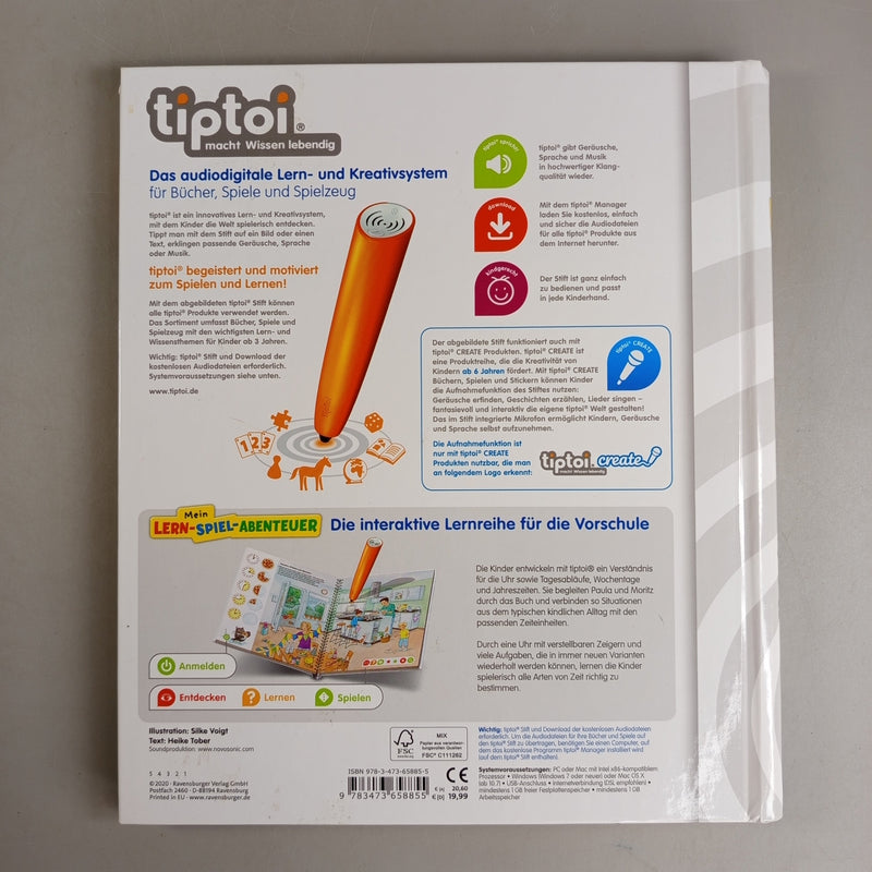 Ravensburger Tiptoi Lernbuch-Set – Die Welt der Musik & Uhr und Zeit, sehr gut