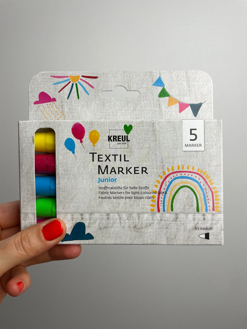 KREUL • Textil Marker Junior • 5er-Set