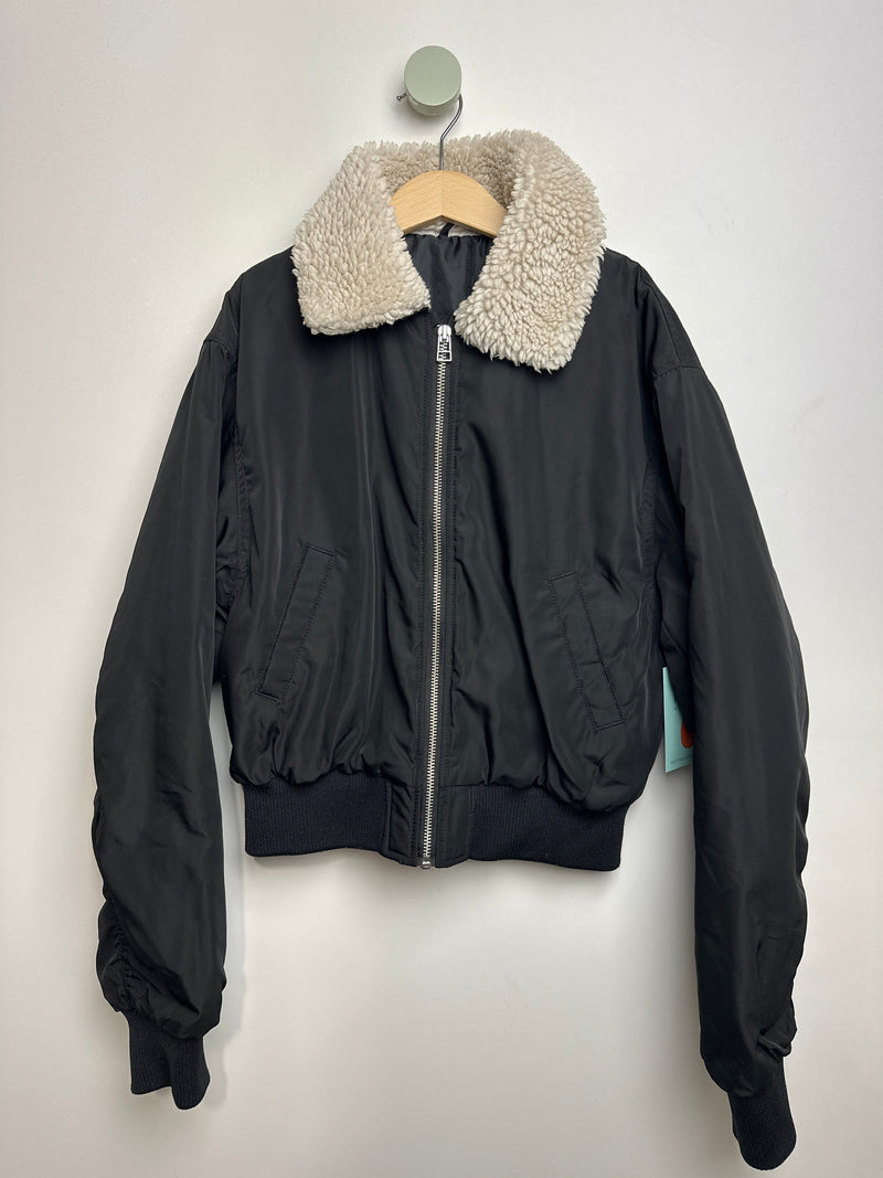 Bomberjacke mit Teddykragen • 152 • h&m