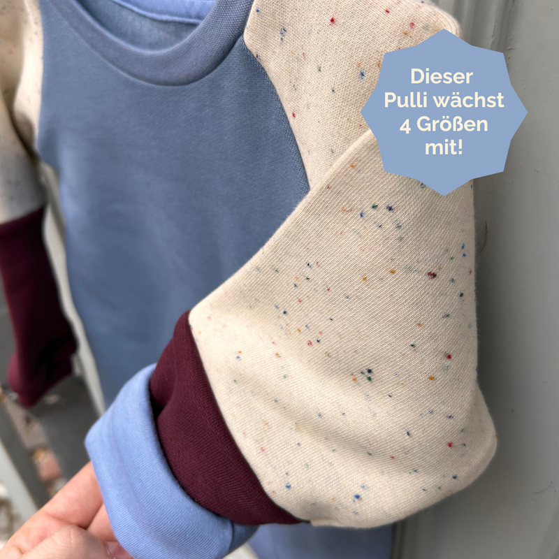 Oktopulli | Mitwachsender Kuschelpullover Kinder | Arin 140-152
