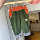 Oktopulli Mitwachshose Toni | Bio-Cordnicki | Grün 116 - 128
