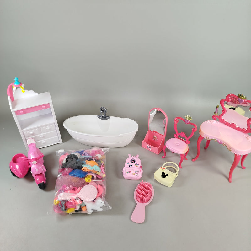Disney Puppenmöbel & Zubehör Set – Schlafzimmer mit Accessoires