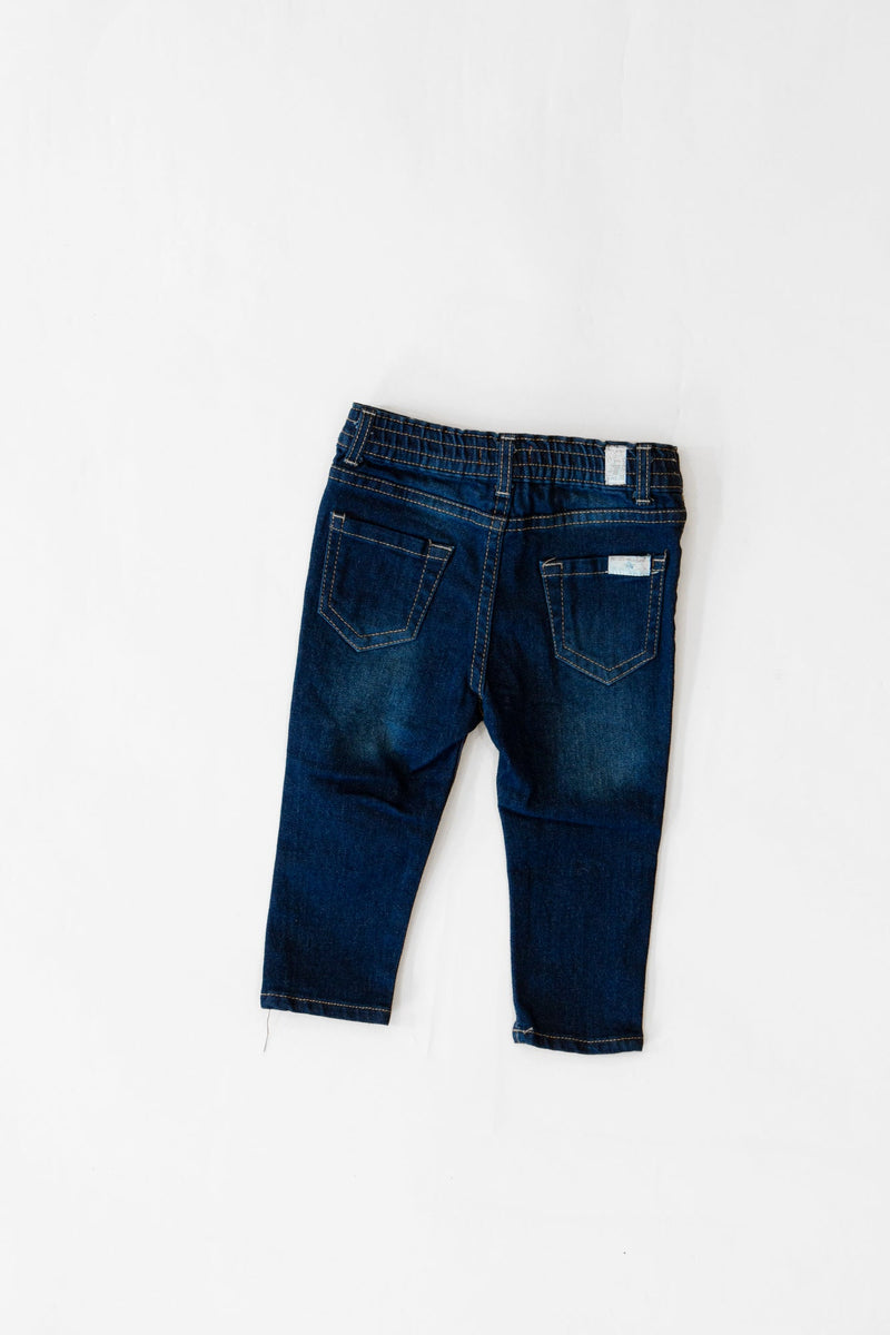 Skinny Jeans dunkelblau Gr.62/68 | 7 for all mankind, 68