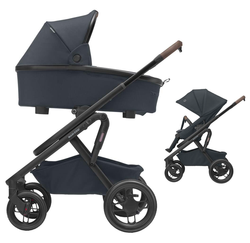 Maxi Cosi LILA XP+ PLUS Kombikinderwagen carrycot Essential Graphit Kinderwagen