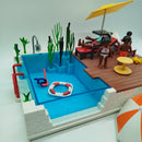 Playmobil Pool & Eiswagen Spielset