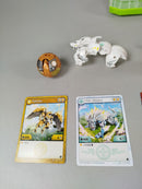 Bakugan Figuren Set von 6 mit Karten und Baku-Clip