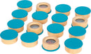 small Foot Hörmemo „Sensory“, akustisches Sinnesspiel für Kinder, mit 16 gefüllten Holzdosen, ab 3 Jahren, 12468