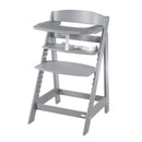 roba Essbrett aus Holz - Erweiterung & Zubehör für Hochstuhl Sit Up Flex (Art. Nr. 7562TP-N) - Kompatibel mit Gurtsystem und Hochstuhlauflagen - ab 6 Monaten - Taupe/Grau