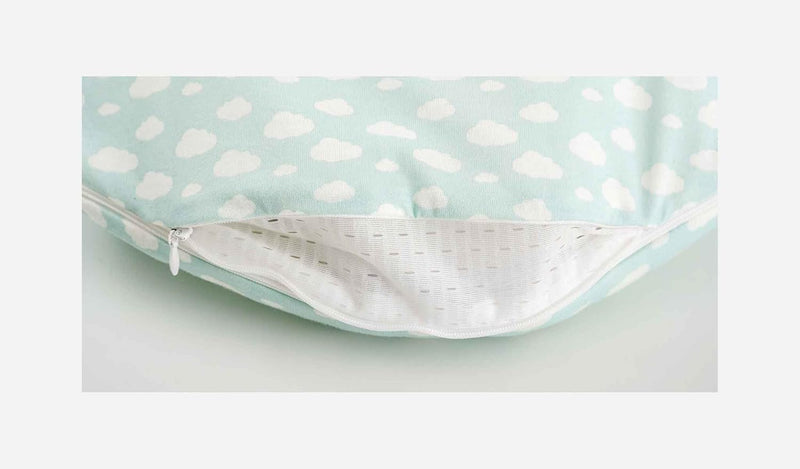 Träumeland S0100603 Außenschlafsack LIEBMICH Wolke mint, Größe 56/62, mehrfarbig