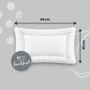 Julius Zöllner Kissen Hygiena, waschbar 95°C, allergikergeeignet, Standard 100 by OEKO-TEX, Größe 40x60 cm