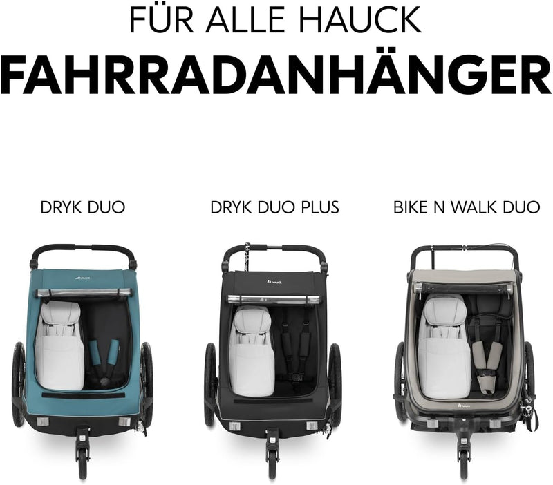 hauck Fahrradanhänger Zubehör Kompatibel mit Dryk Duo & Dryk Duo Plus
