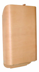 roba Wandwickeltisch natur - Klappbares Wickelregal aus gebogenem Holz gebogen + Wickelunterlage Liebhabär - einfache Wandmontage - Auflage mit Bären Motiv, 1 Stück