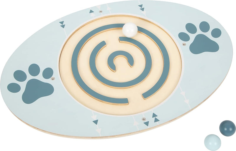 small foot Balancierbrett Himmelspfote aus stabilem Holz, Geschick-und Gleichgewichtstraining, ab 3 Jahren, 11953