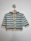 Strickjacke Streifen • 74 • handmade