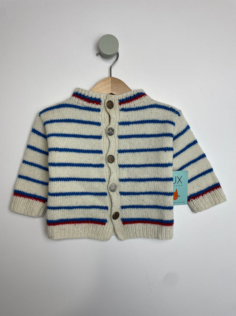 Strickjacke Streifen • 74 • handmade